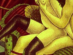 vintage erotic drawings from anime cartoon retro antique comic hentai