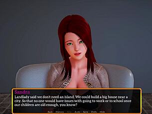 exploring my new family with big tits in episode 517 😍