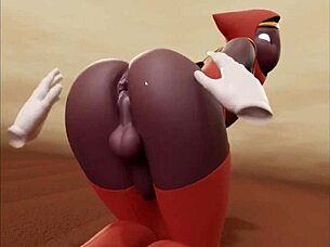 Did you see me pounding this brunette's ass anally in that game-inspired hentai?