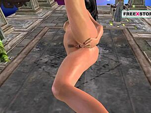 I Watch This Animated 3d Cartoon Of A Beautiful Indian Girl Fingering Her Pussy With A Cucumber.