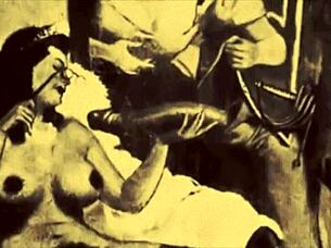 Vintage erotic drawings from antique collections in anime style.