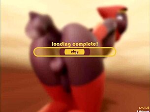 Did you see me pounding this brunette's ass anally in that game-inspired hentai?