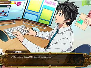 Full service gay hentai game episode 1 features a sexy model giving a swedish oil massage