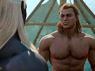 baldurs gate 3 naked playthrough halsin romance