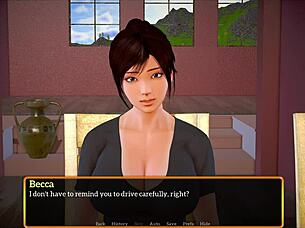 exploring my new family with big tits in episode 517 😍