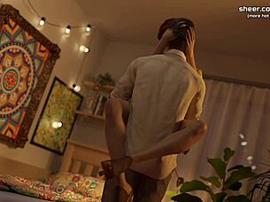 i give him the best help to relieve stress, sucking his monster cock close up in pov homemade