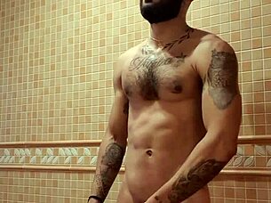 Feeling excited after a hot shower with my partner