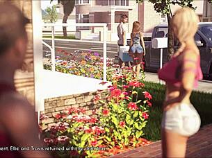 A wife and stepmother hentai game with missing spicy scenes! 🔥