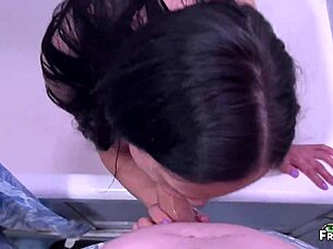 i spied on my stepmom sucking two dicks in the shower