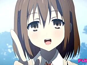 Making my classmate cum hard in this hentai adventure.