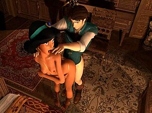 Flynn Pounds Jasmine's Ass In Parody Sex!