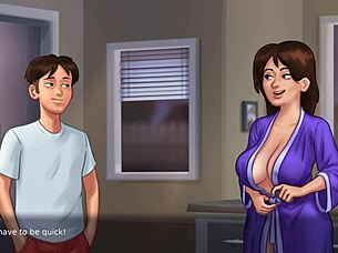 Beautiful Stepmom Debbie Has Naughty Sex In Kitchen