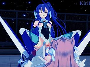 Tsubasa And Kanade Intense Futanari Sex!