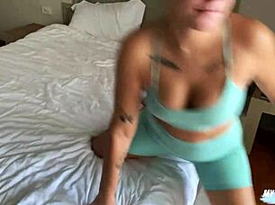 Step Sister Stopped Being a Lesbian After Giving Me a Sloppy Blowjob!