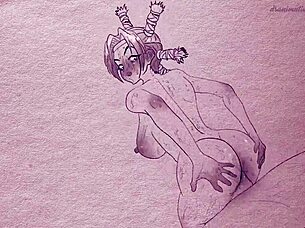 Animation On Paper Hentai Anime Hunter X Hunter Menchi Fucking!