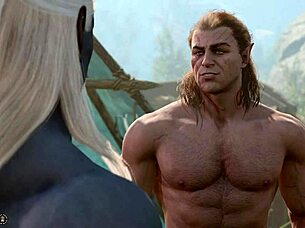 baldurs gate 3 naked playthrough halsin romance