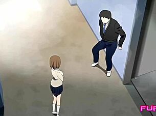 Making my classmate cum hard in this hentai adventure.