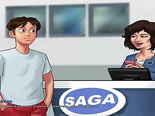 Summertimesaga - fucked while she was on phone e2 38 assfucking anal cartoon hentai! 📞