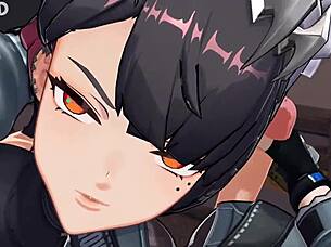 exclusive maid performs blowjob in 3d cartoon hentai