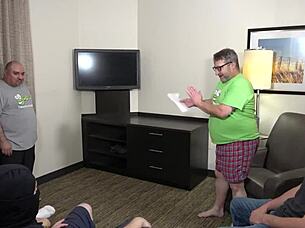 Tadople Hosts An Improv Class That Turns Into A Cum-Filled Gangbang With Big Cocks And Natural Tits!