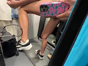 Great fuck in dressing room