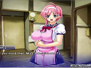 watching through a peeping hole in apartment of love ep 9