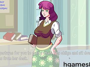 hey, check out this airhead academy anime dating game part one