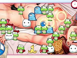 Cleaning Hentai Images In Paradise Game For Fun