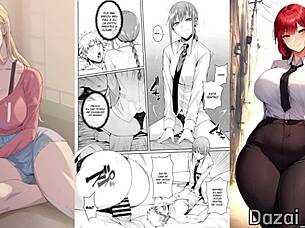 Makima And Denji In Bondage Chains In Chainsaw Man?
