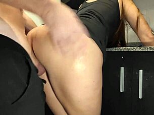 Oh wow, stepmom got stuck in the sink and stepson accidentally fucked her hard! 😏💦