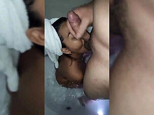 In The Bathtub With My Step-Nephew's Big Cock