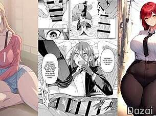 Makima And Denji In Bondage Chains In Chainsaw Man?