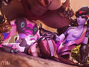 widowmaker compilation with some hot scenes 😏