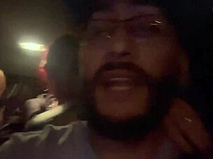 My friend and i secretly played with boss's big cock in car