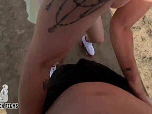 Oops, my stepmom tripped on my dick again in roleplay