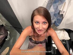 Great fuck in dressing room