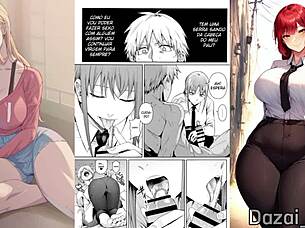 Makima And Denji In Bondage Chains In Chainsaw Man?