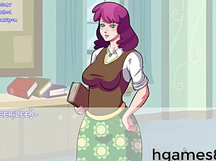 hey, check out this airhead academy anime dating game part one