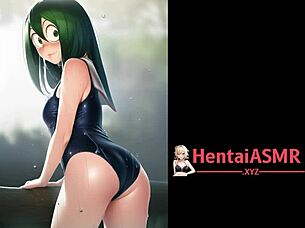 Froggy Anime Sluts Masturbating In Bikinis Around The Pond!