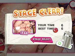 Cleaning Hentai Images In Paradise Game For Fun