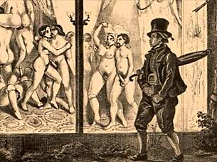 Vintage illustration of retro anime cartoons