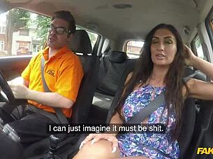 Posh Wife Cheats, Fucks Instructor With Monster Cock!