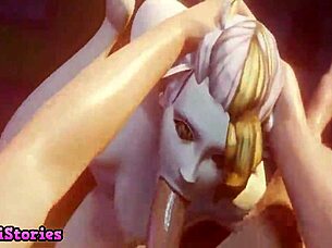 Shy Teen 18+ S First Time Sucking Cock In Game Play