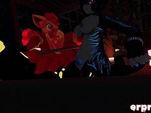 Have you seen this Vulpix getting cuckolded by Umbreon and furry in VRChat?