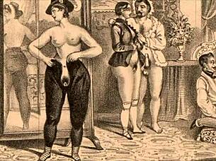 Vintage illustration of retro anime cartoons