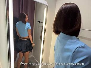 Great fuck in dressing room