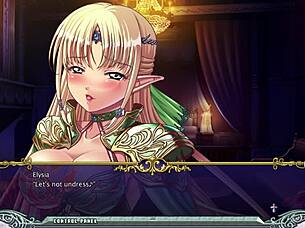 Kyonyuu Fantasy Elysia Performs Intense H Scene With Cumshot