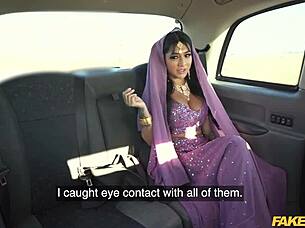 bengali nurse sucks big cock in taxi