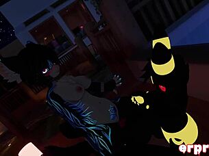 Have you seen this Vulpix getting cuckolded by Umbreon and furry in VRChat?