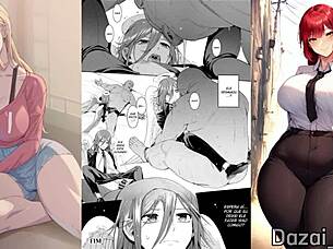 Makima And Denji In Bondage Chains In Chainsaw Man?